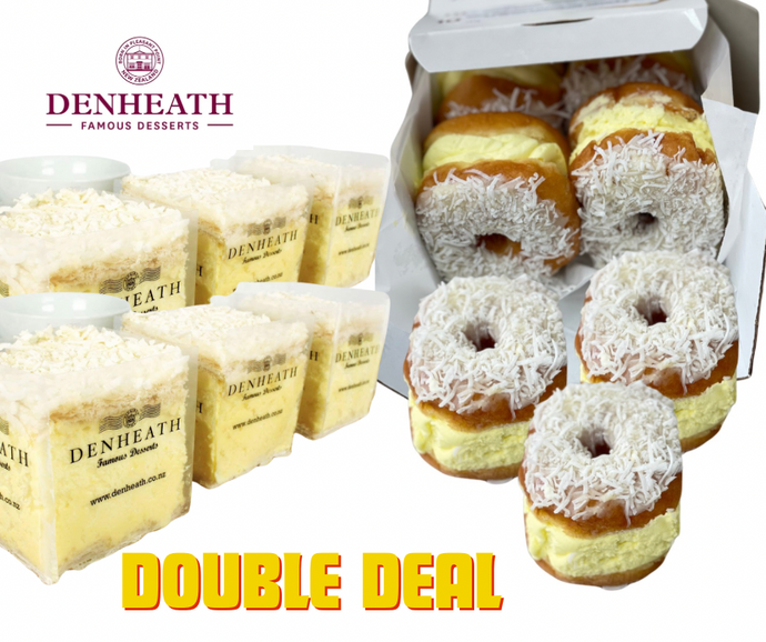 Double deal Donut Original & The Original Custard sq